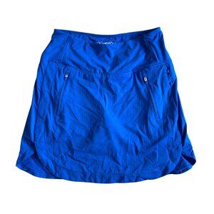 Ibkul Women's Sz Small Blue Golf Skort UPF 50+ Quick Dry Lightweight